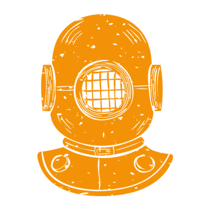 Zeichnung Taucherhelm